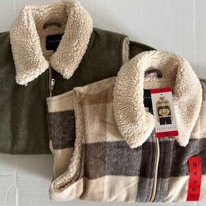 Sanctuary Ladies Stylish Fleece Vest Set of 2